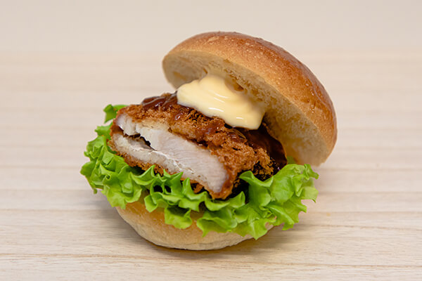 厚切りロースカツバーガー