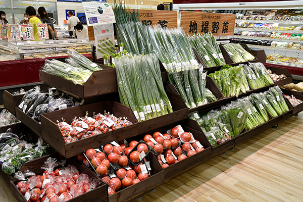 地域産物コーナー
